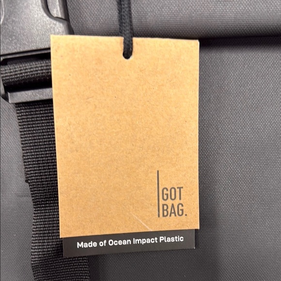 NWT GOT BAG Black Roll-Top Backpack - Picture 2 of 7